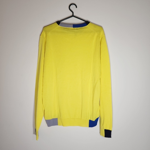 SUN 68 yellow sweater 100% cotton - Picture 4 of 9